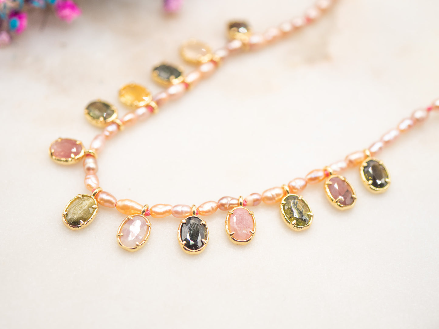Collier Pastel Salin