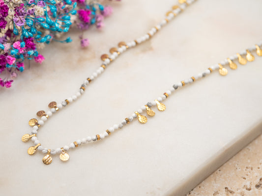 Collier Piécettes Ivoire