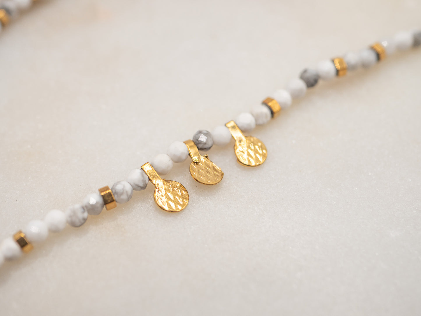Collier Piécettes Ivoire