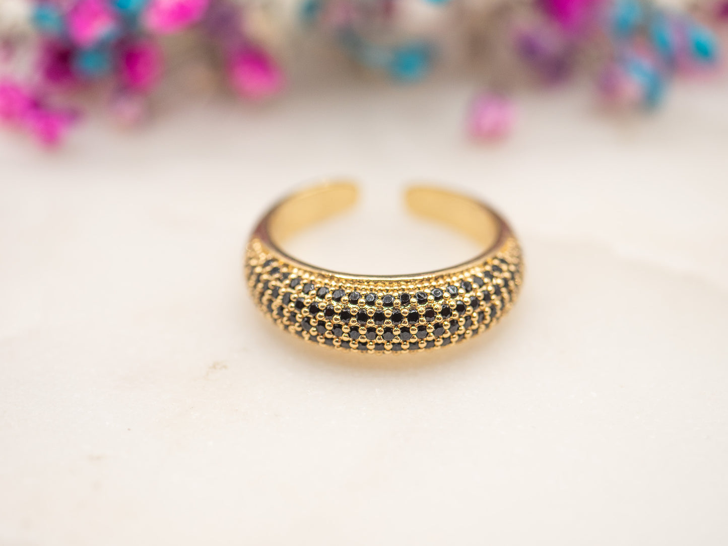 Bague ajustable Sable Nocturne
