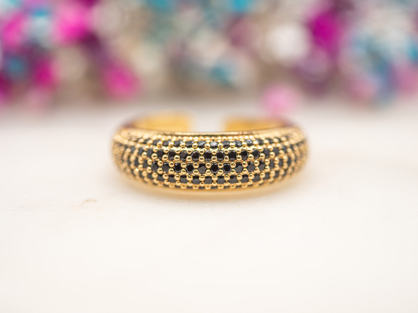 Bague ajustable Sable Nocturne