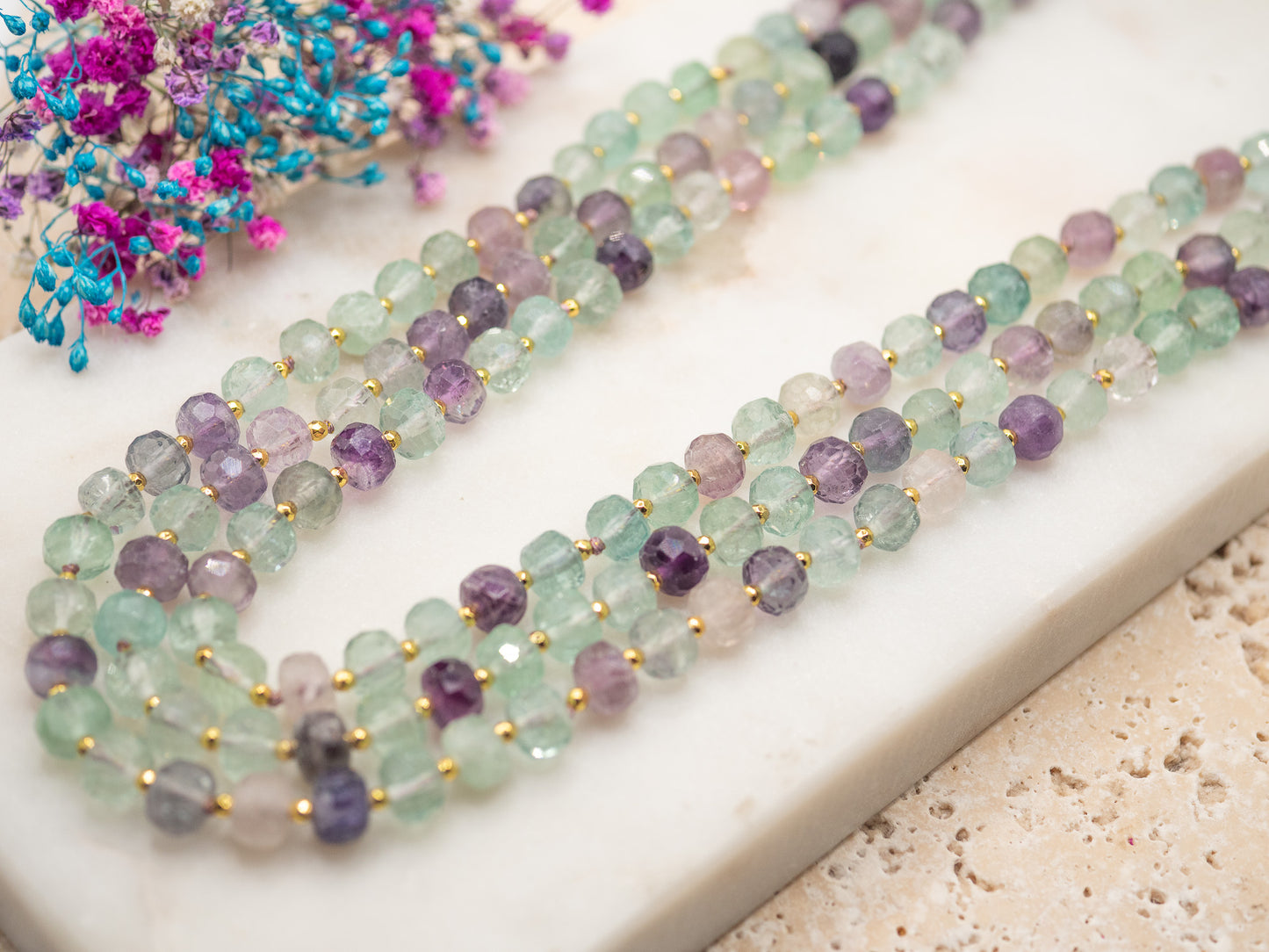 Collier Lagune Lilas