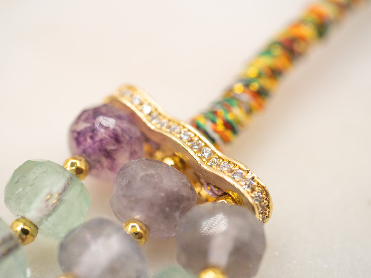 Collier Lagune Lilas