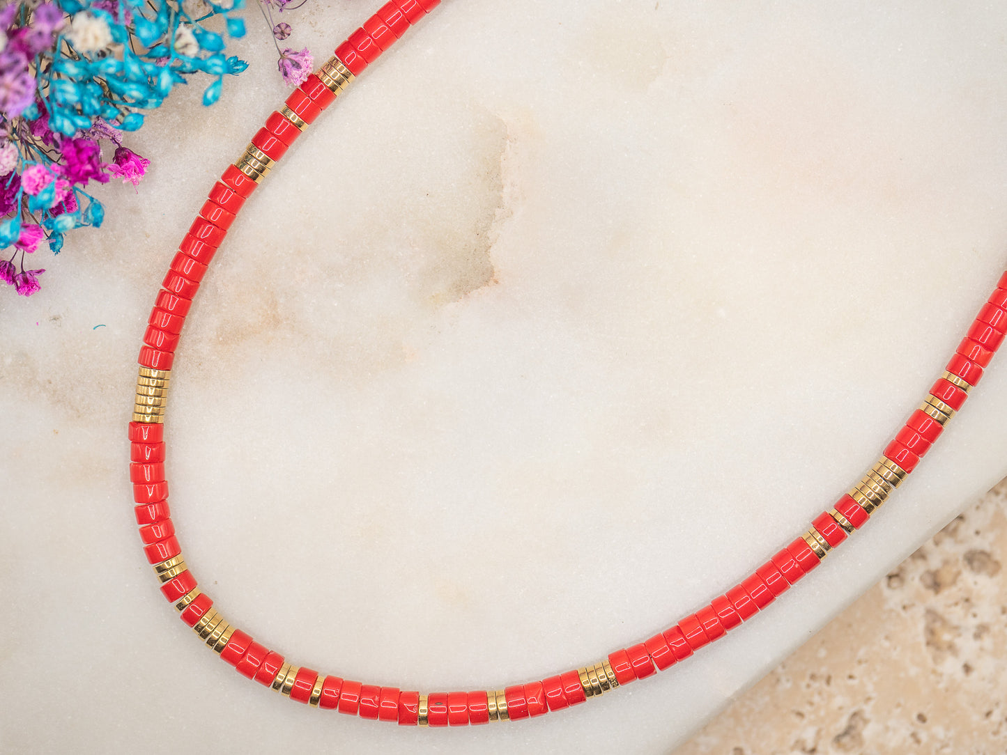 Collier Piment Doré