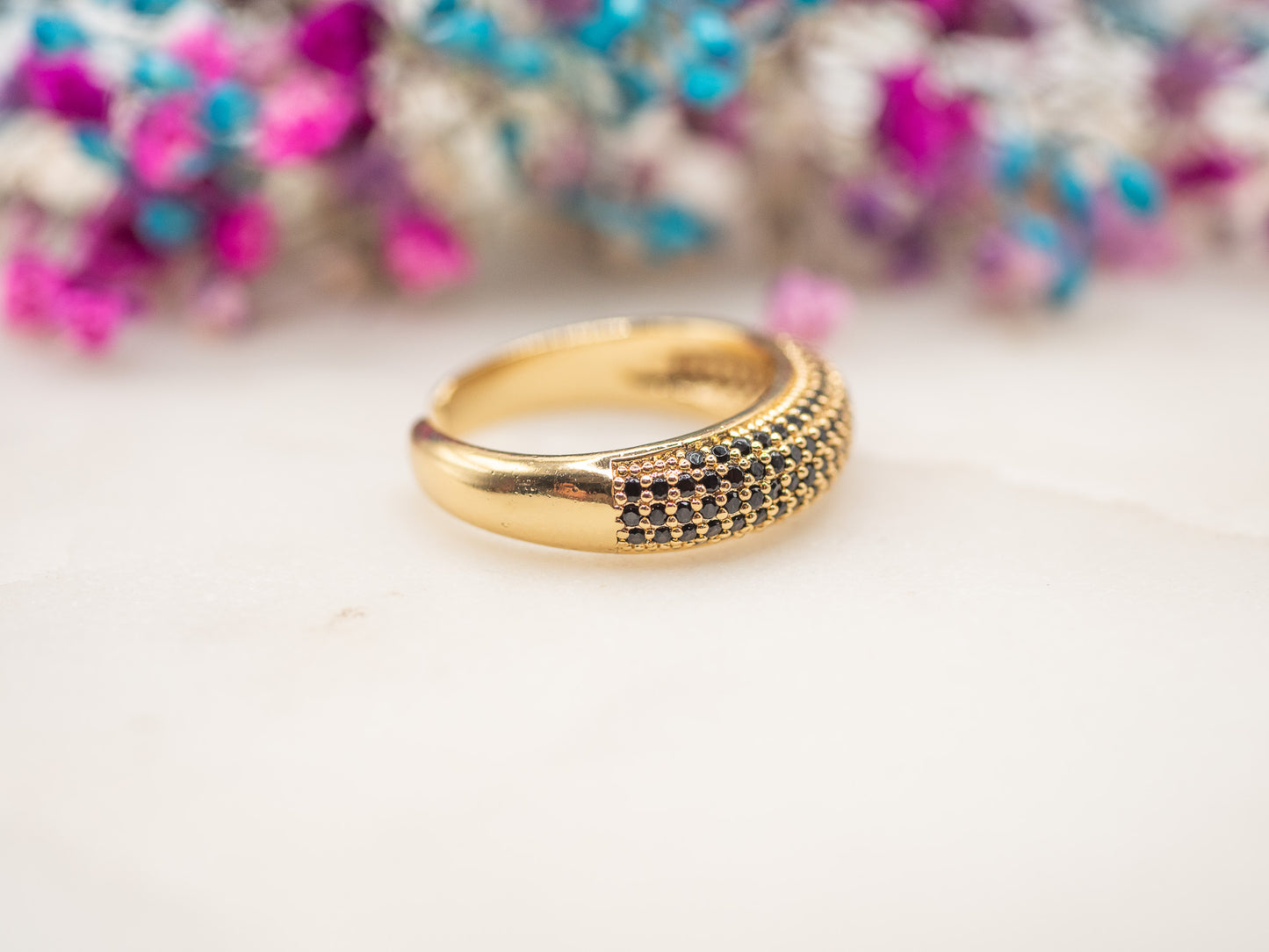 Bague ajustable Sable Nocturne