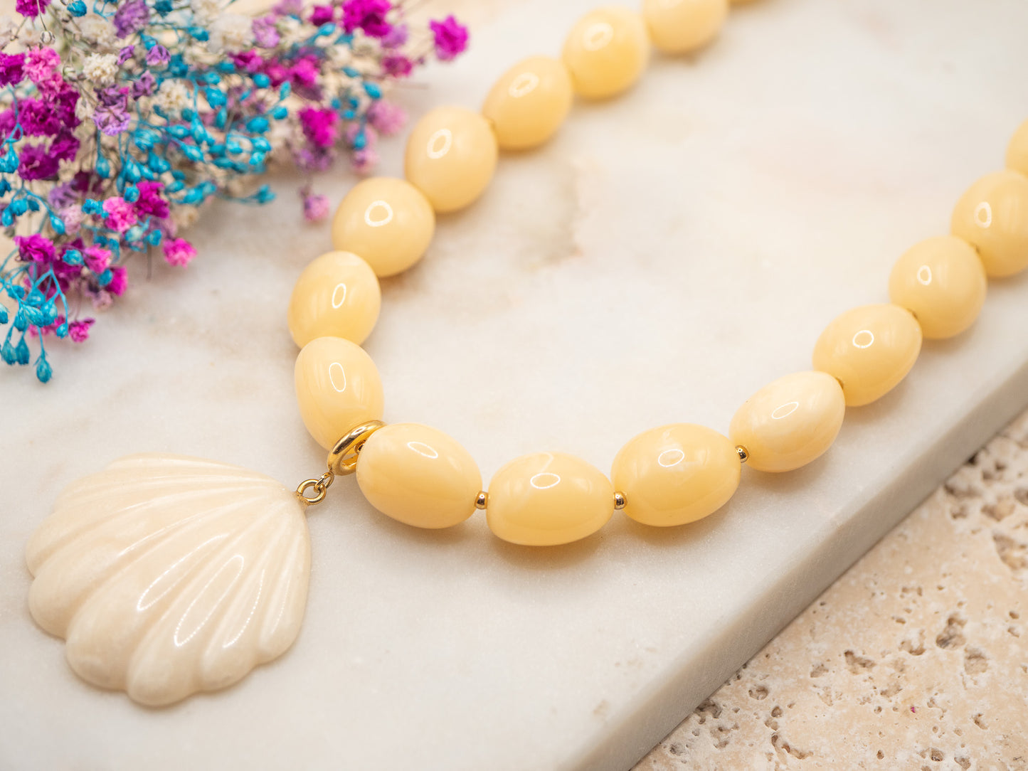 Collier Coquille Mousse