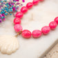 Collier Coquille Fuchsia
