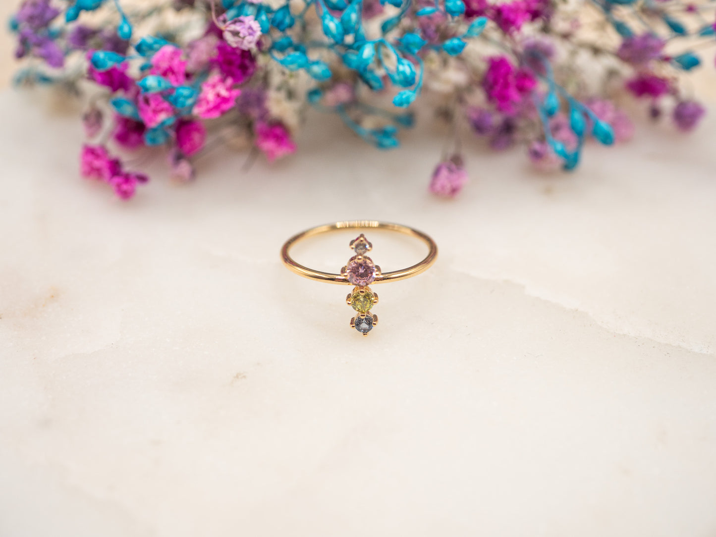 Bague Pastilles Riviera