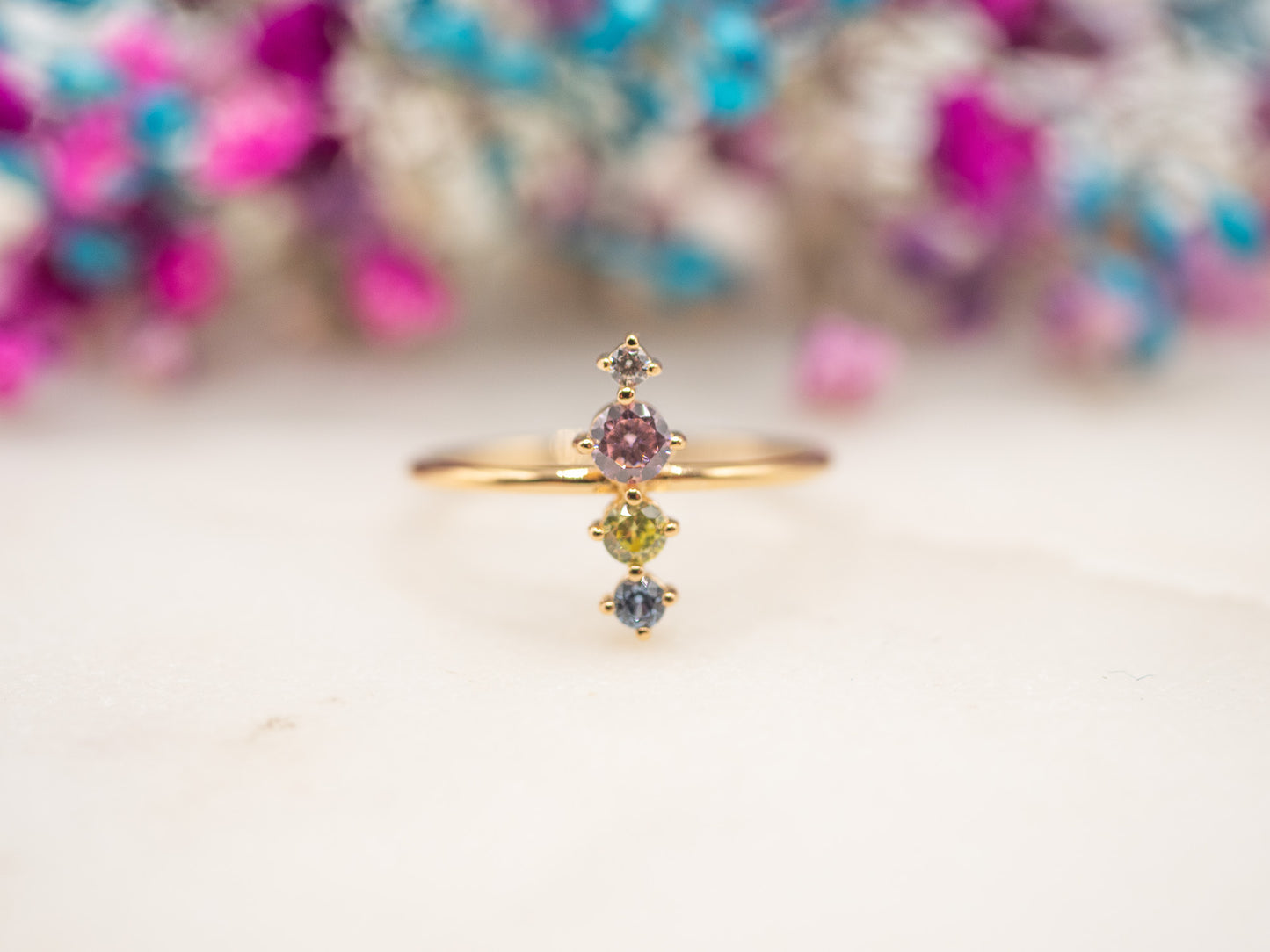 Bague Pastilles Riviera