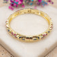 Bracelet Fleurs Ocre
