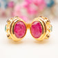 Bague Doble Rubí del Sol