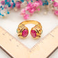 Bague Doble Rubí del Sol