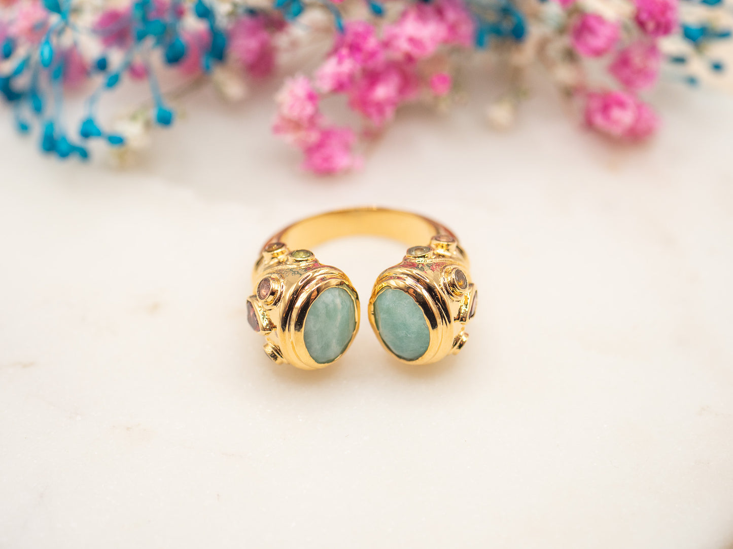 Bague Doble Jade Imperial