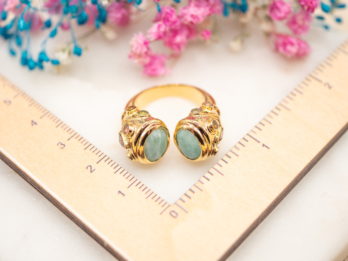 Bague Doble Jade Imperial