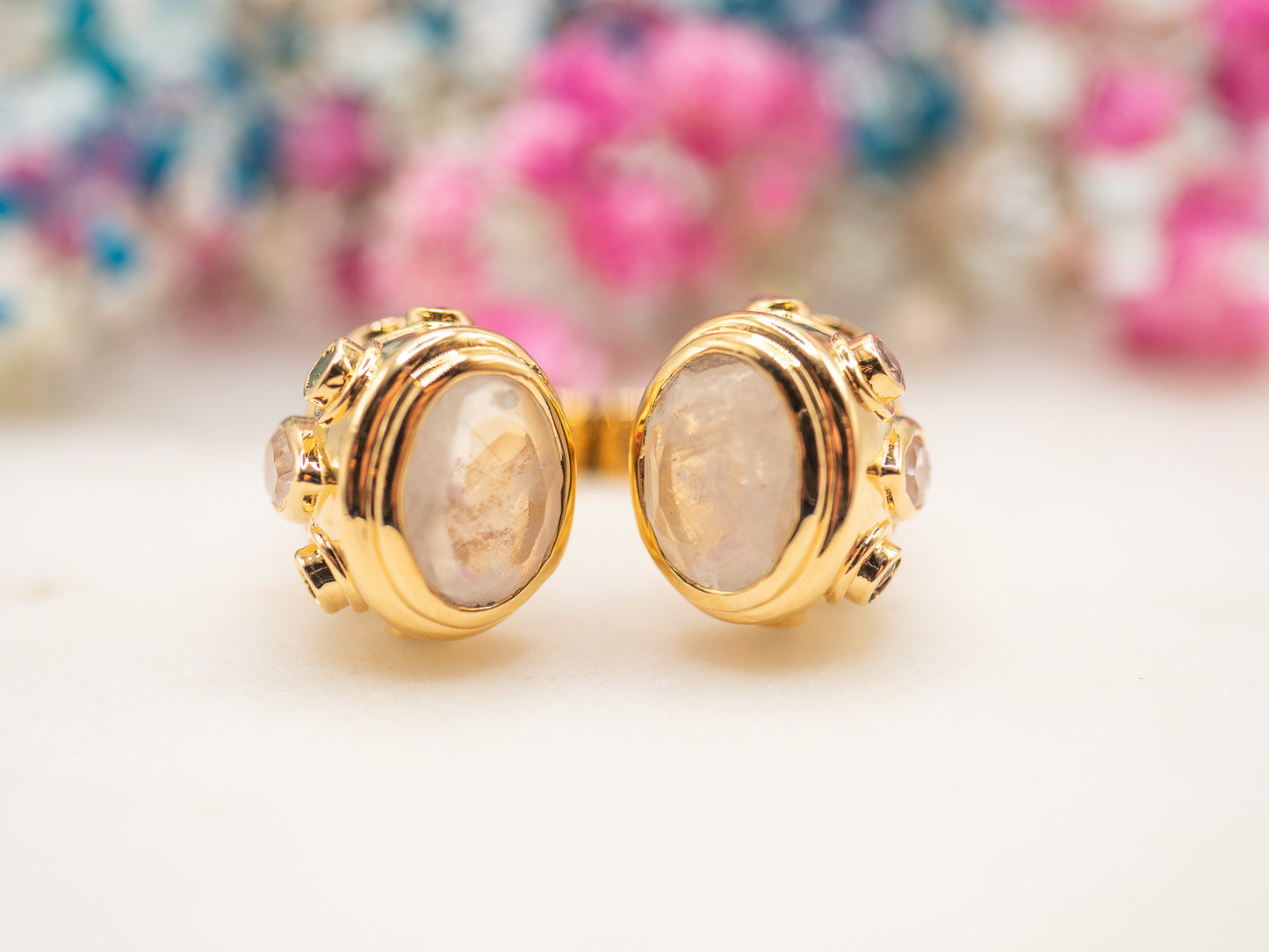 Bague Doble Quartz Lunaire
