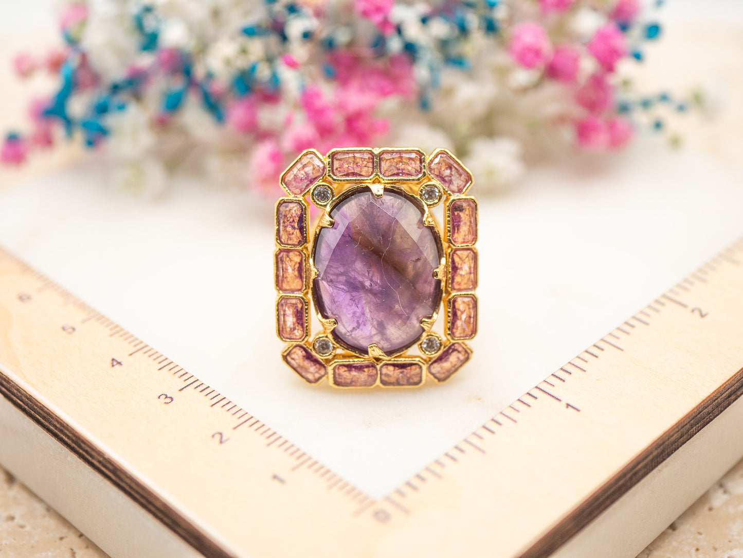 Bague Amatista