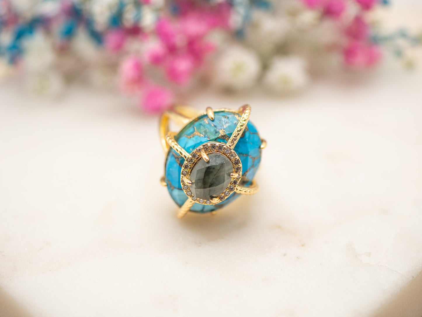 Bague Azul Profundo