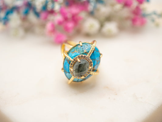Bague Azul Profundo