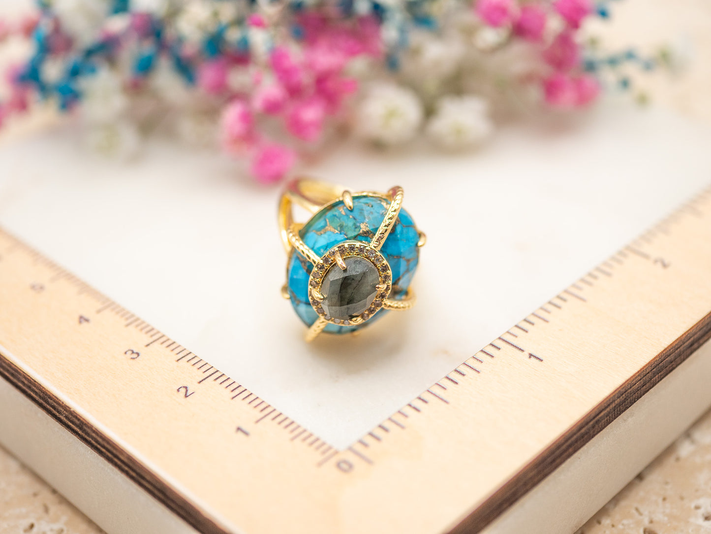Bague Azul Profundo