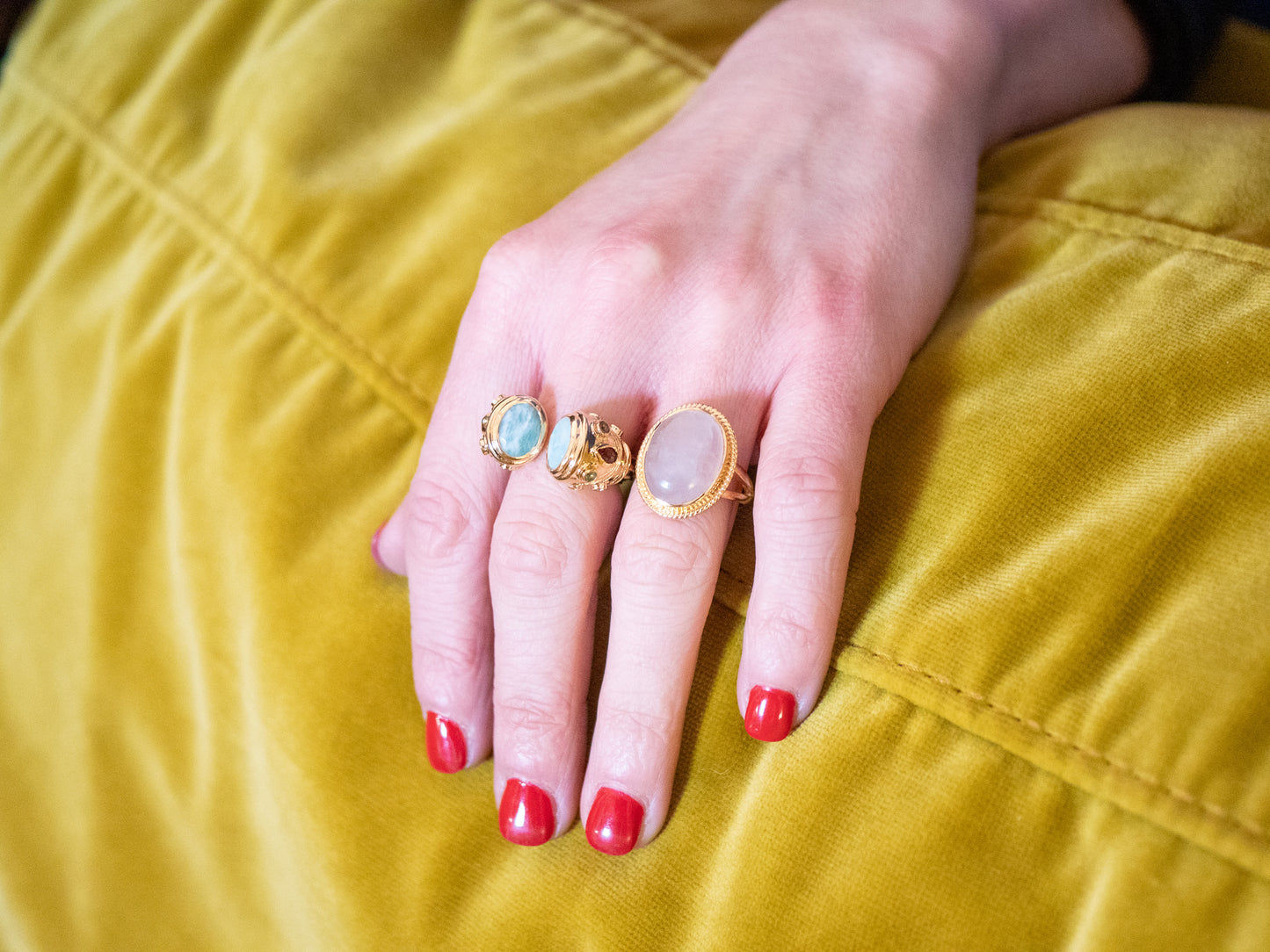 Bague Doble Jade Imperial