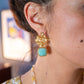Boucles d’oreilles Figa (vert d'eau)
