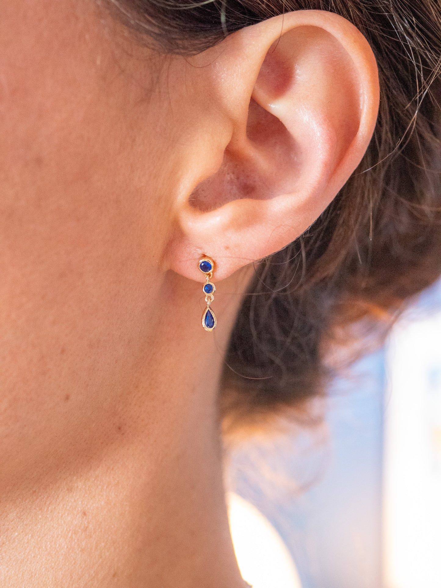 Boucle d'oreille Azulina