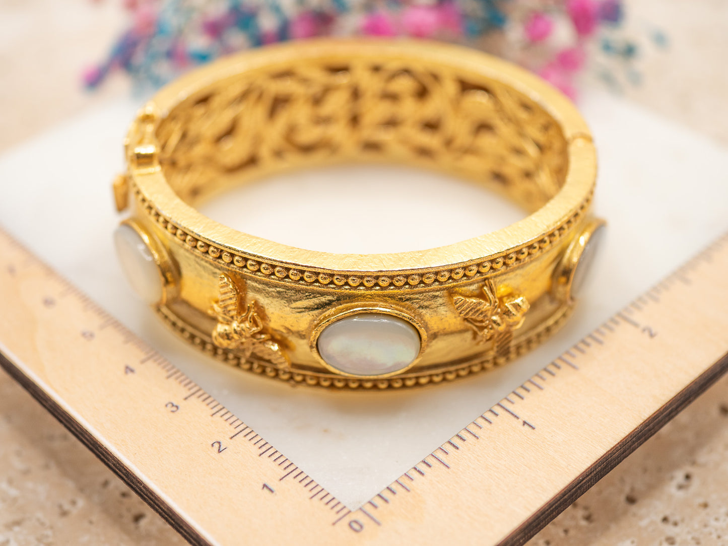 Bracelet Reina del Patio (blanc)