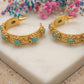 Boucles d'oreilles Laïa (turquoises)