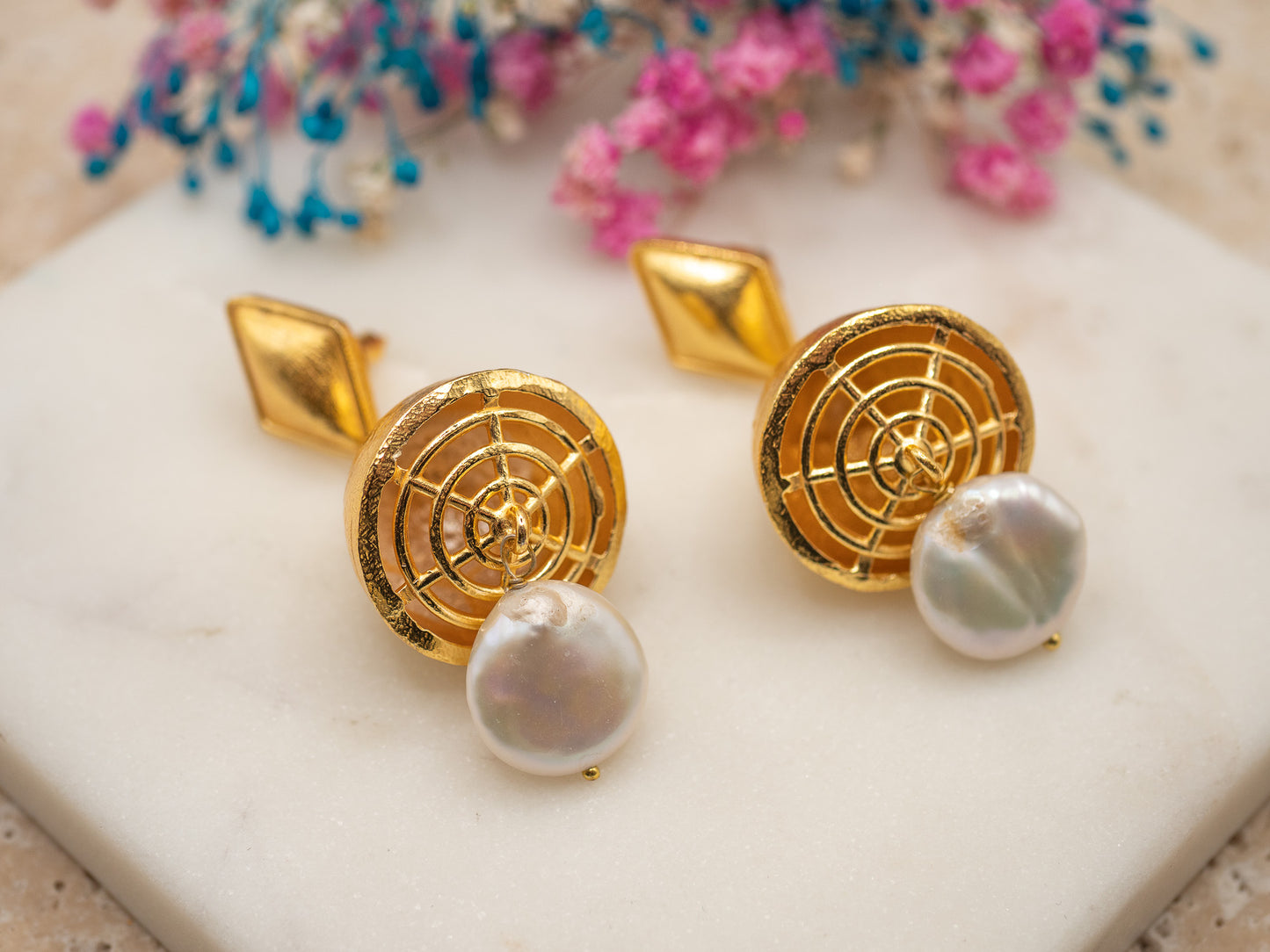 Boucles d'oreilles Azaleja