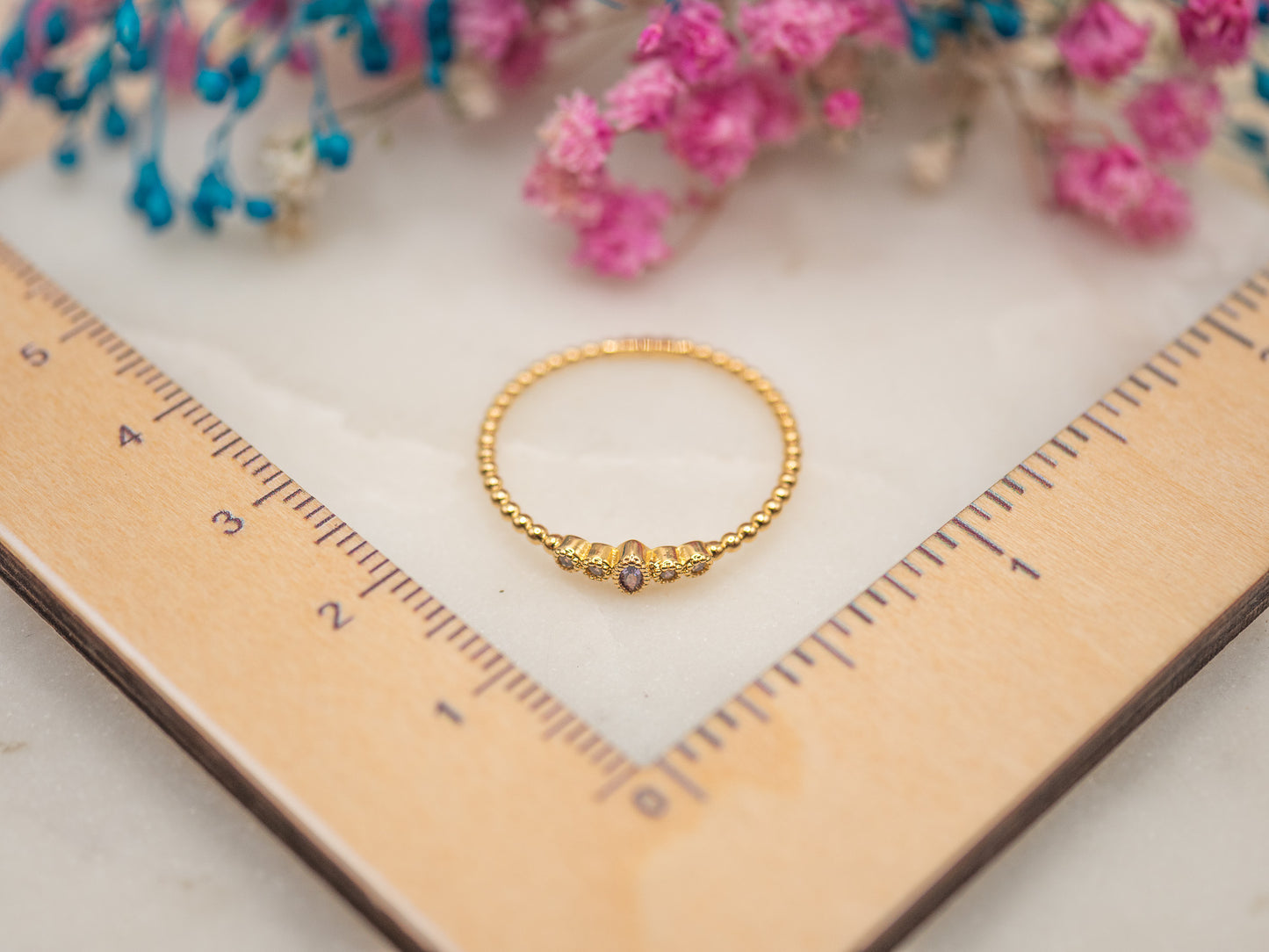 Bague Alejandra (mauve)