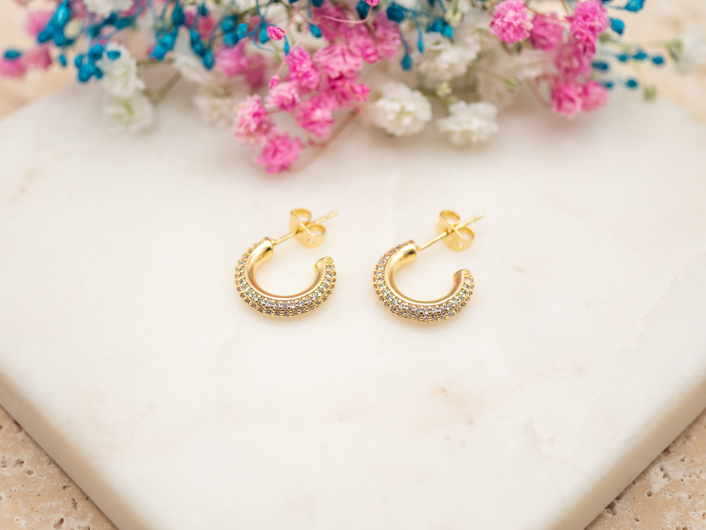 Boucles d'oreilles Media Luna