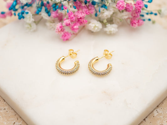 Boucles d'oreilles Media Luna