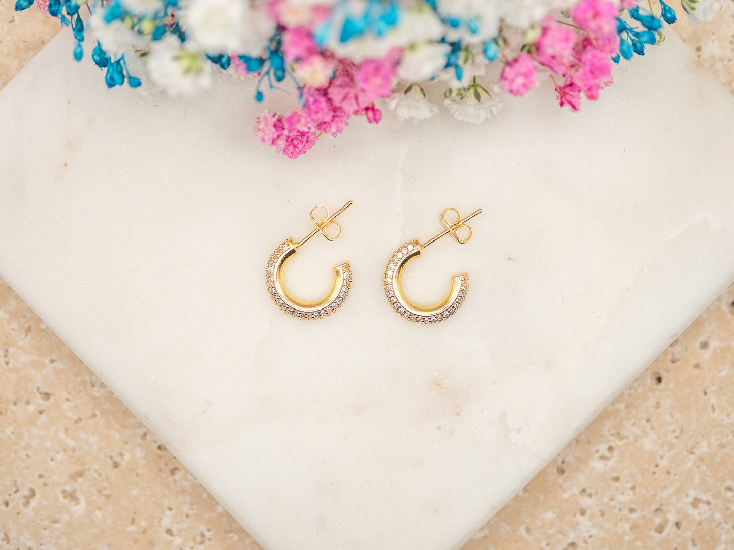 Boucles d'oreilles Media Luna