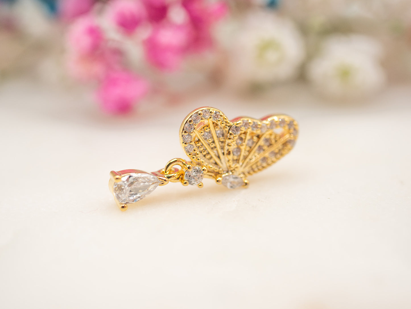 Boucle d'oreille Mariposa