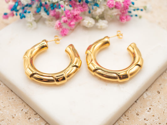 Boucles d'oreilles Bambú