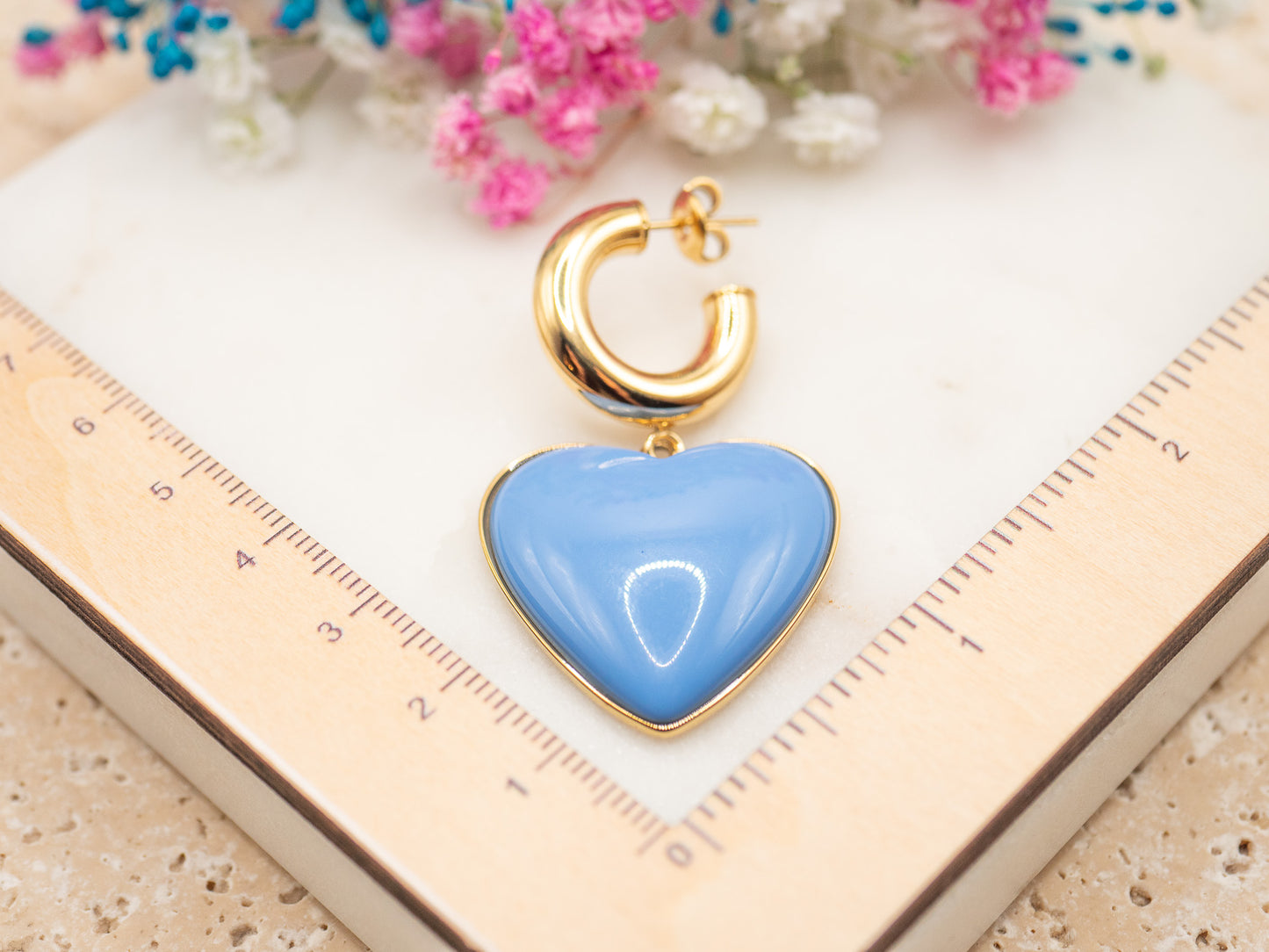 Boucles d'oreilles Loverdose (bleu)