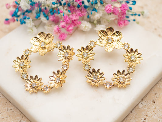 Boucles d'oreilles Floralia