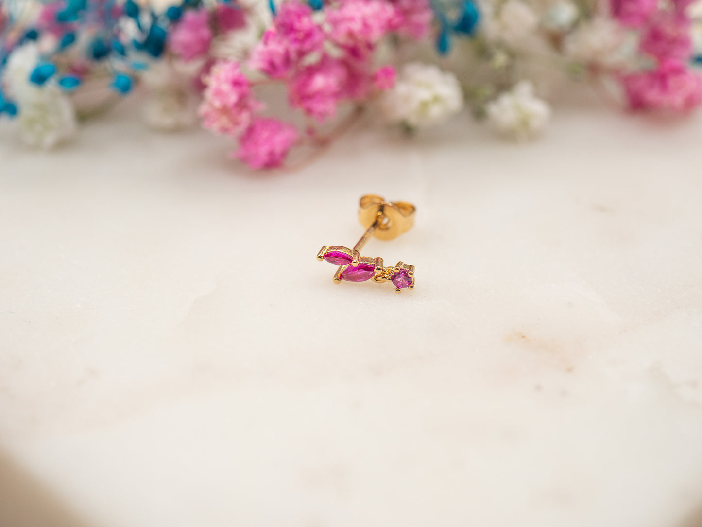 Boucle d'oreille Bugambilia