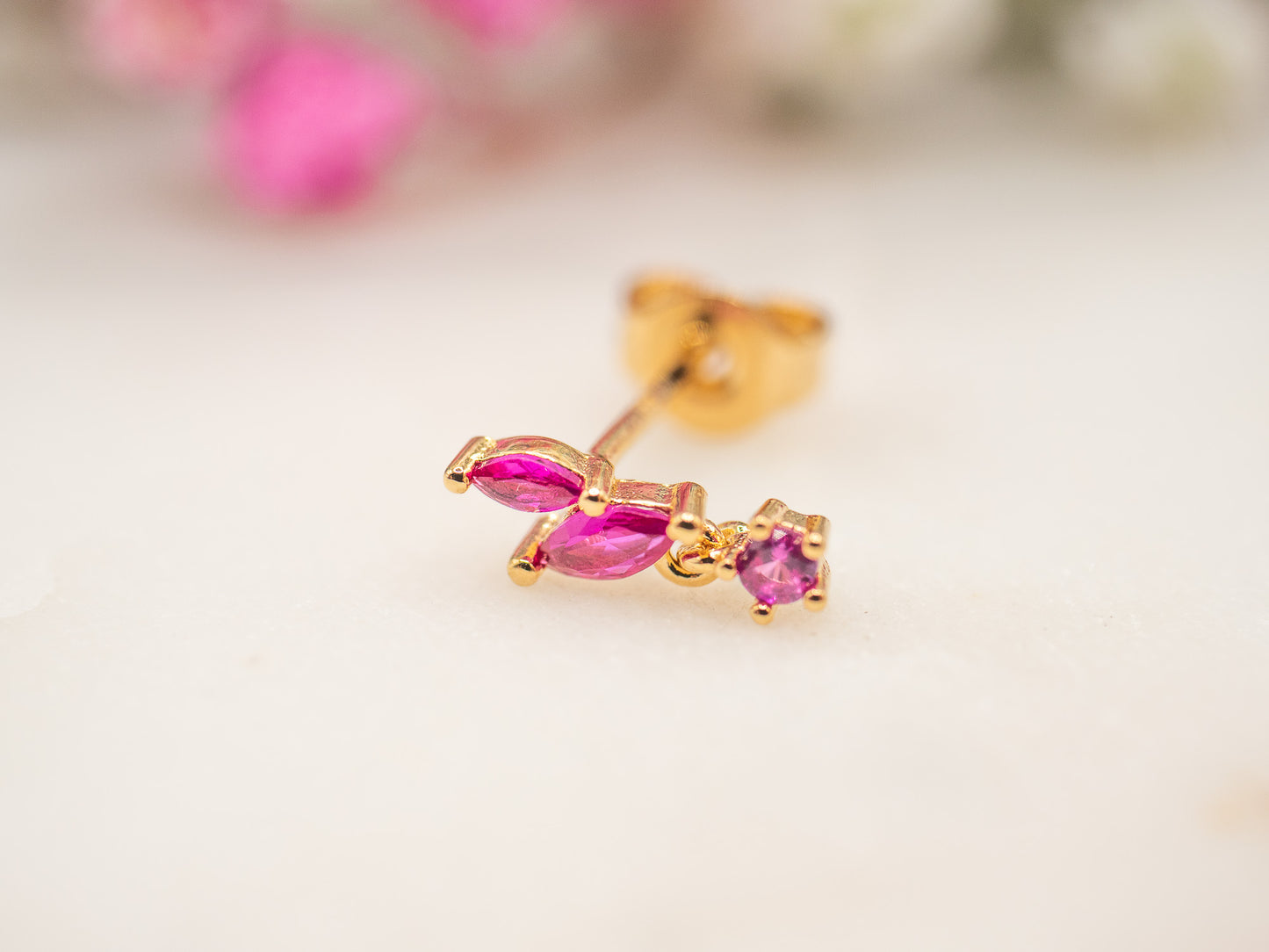 Boucle d'oreille Bugambilia