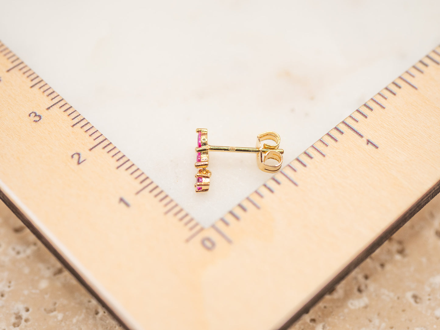 Boucle d'oreille Bugambilia