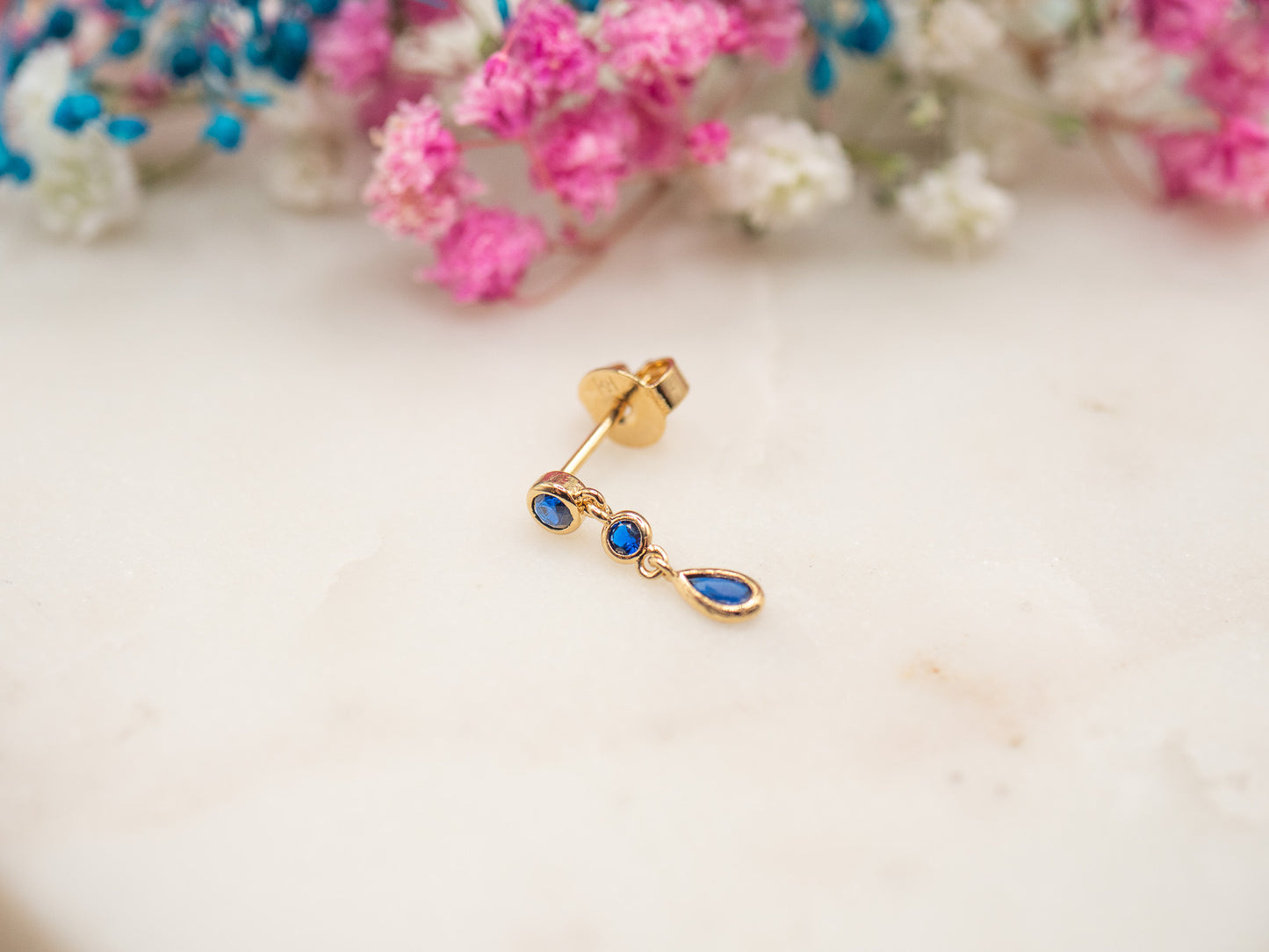 Boucle d'oreille Azulina