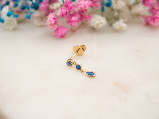 Boucle d'oreille Azulina