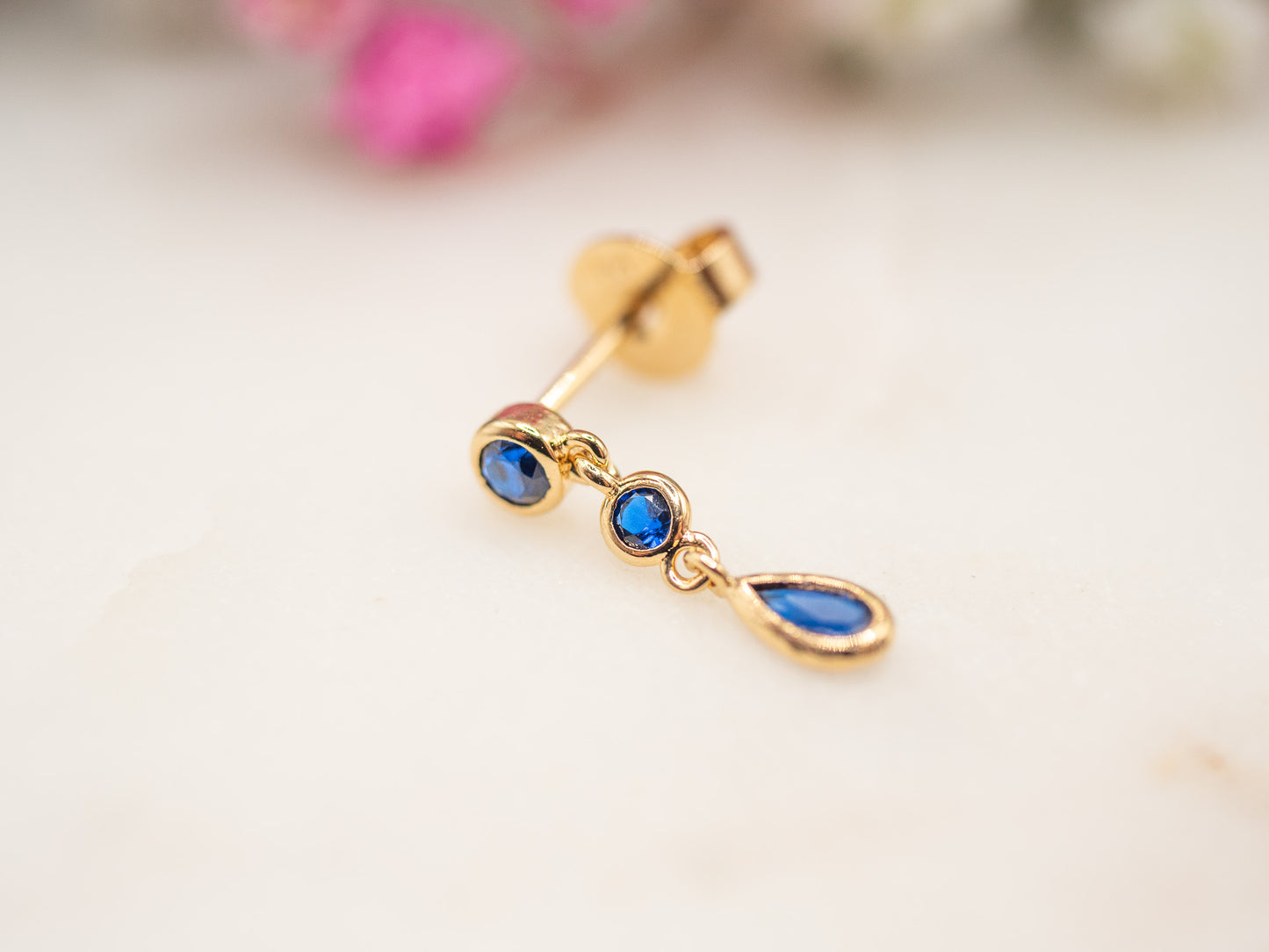 Boucle d'oreille Azulina