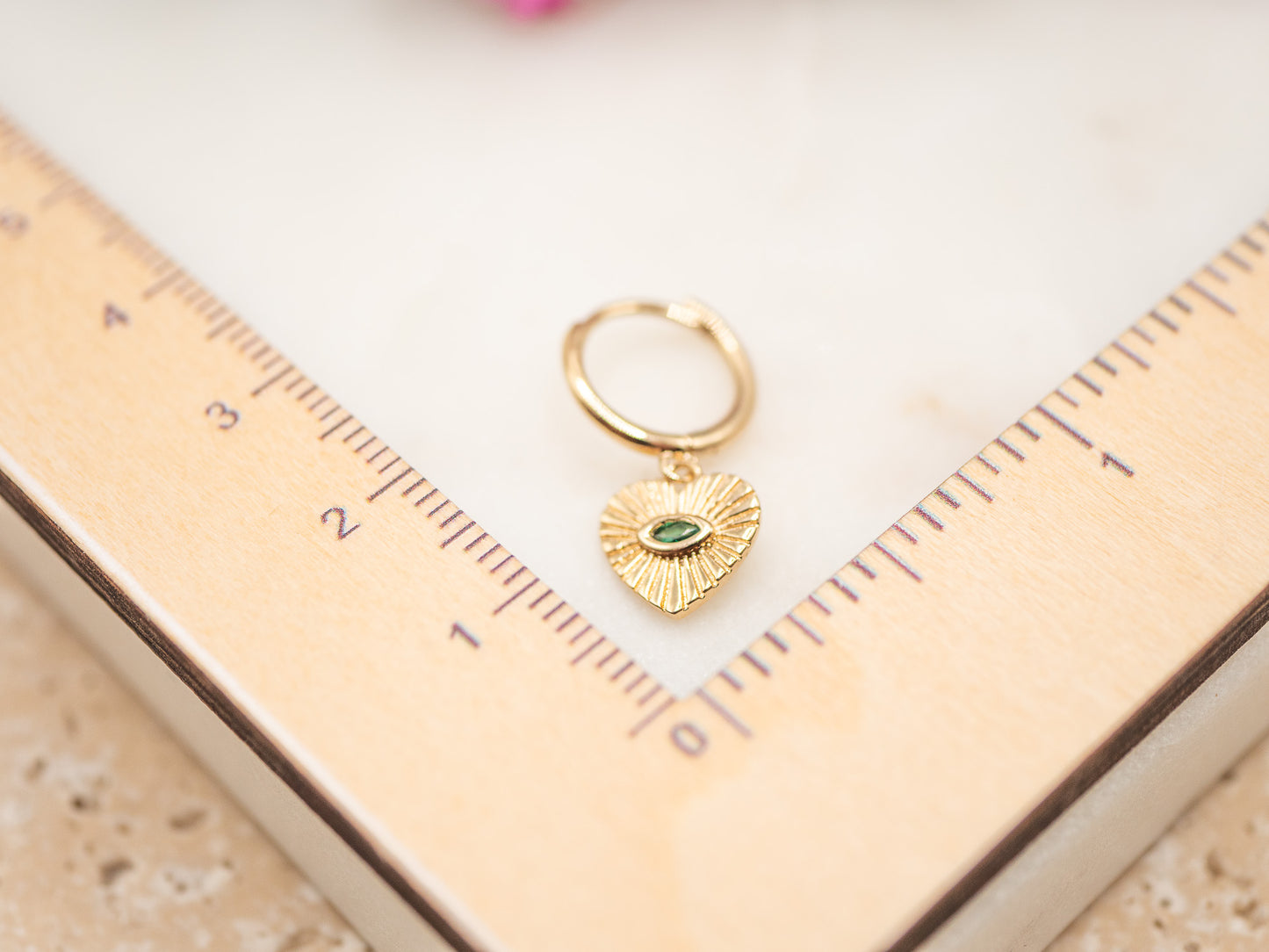Boucle d'oreille Verde Sol
