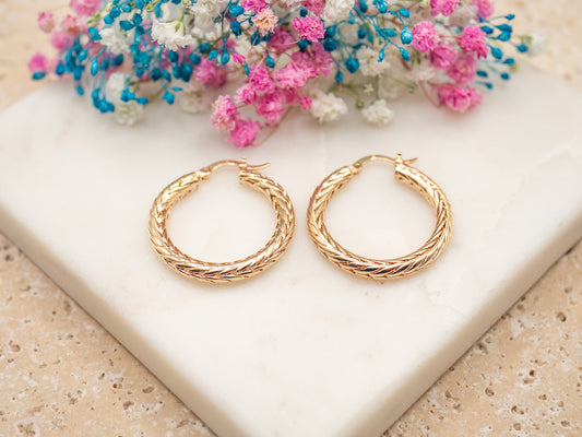 Boucles d'oreilles Trenza