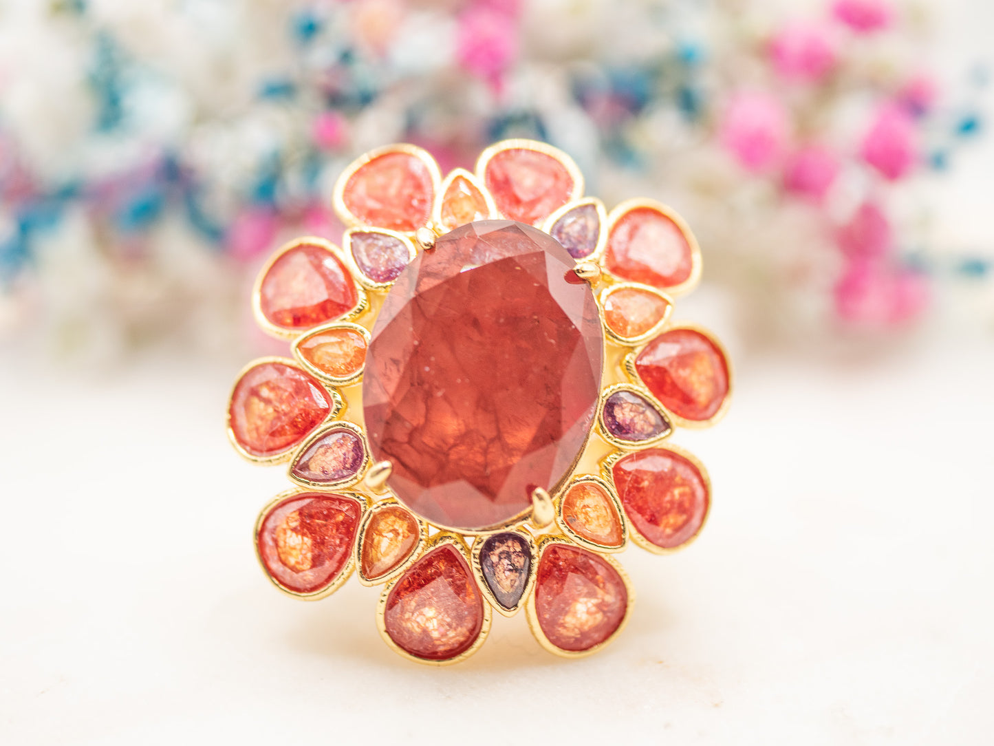 Bague Soleria Carmín