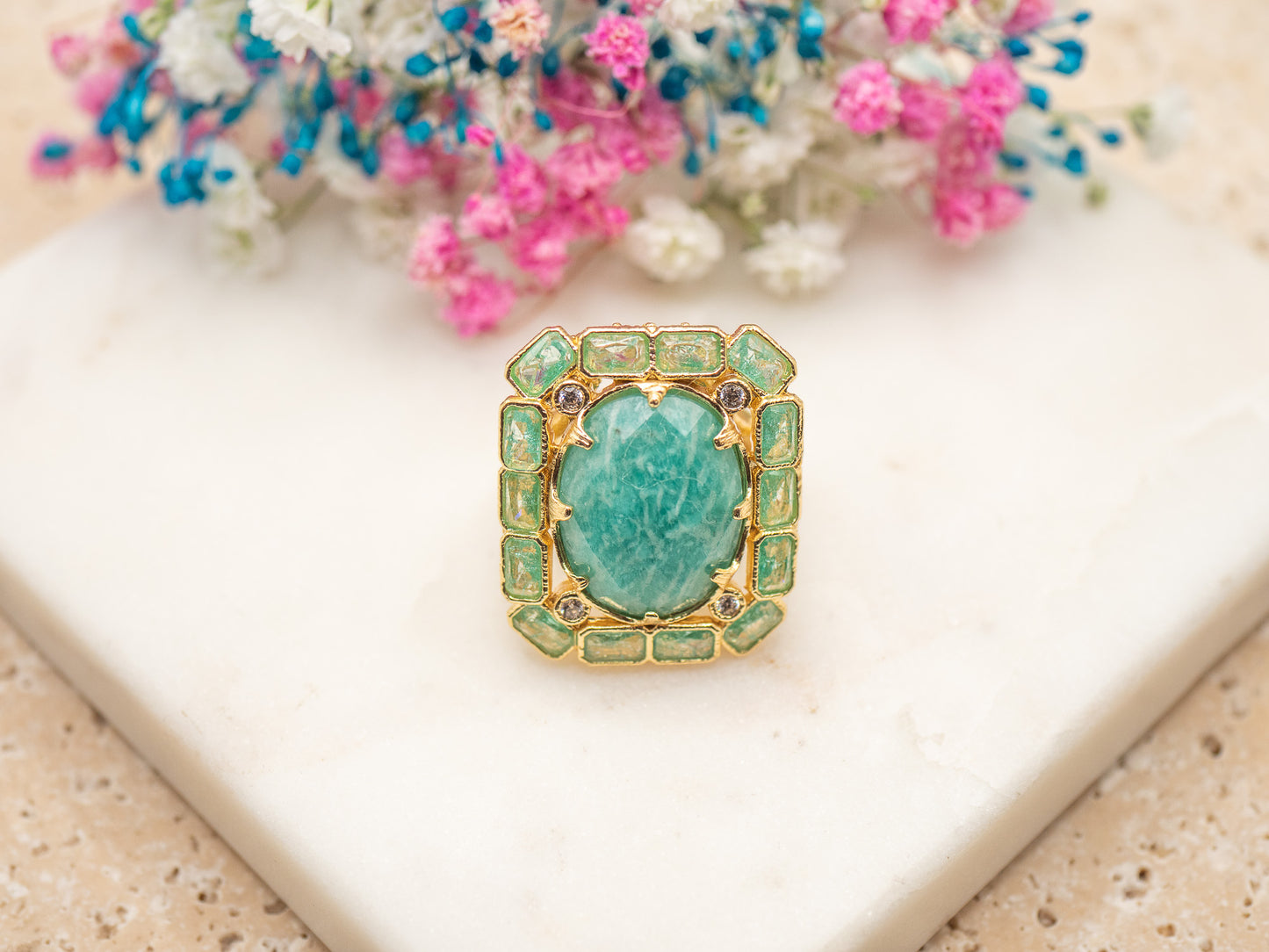 Bague Alcázar Verde Esmeralda