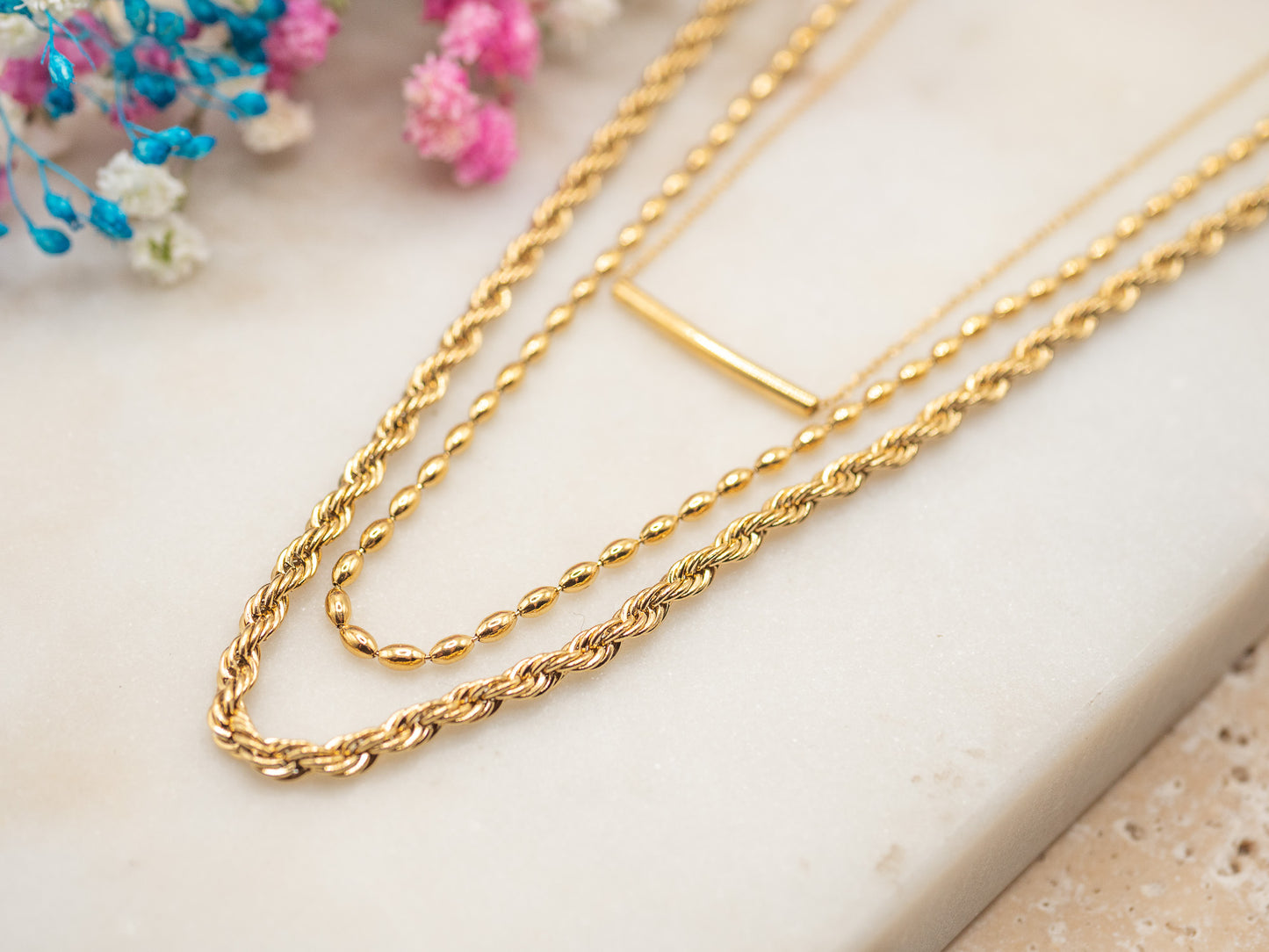 Collier Triple Pamela
