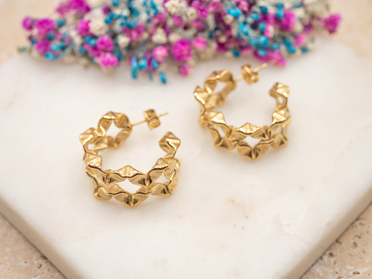 Boucles d'oreilles Ronde Fioreva