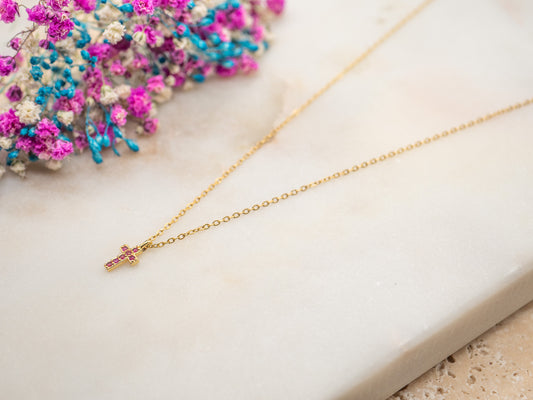 Collier Croix Rosalia